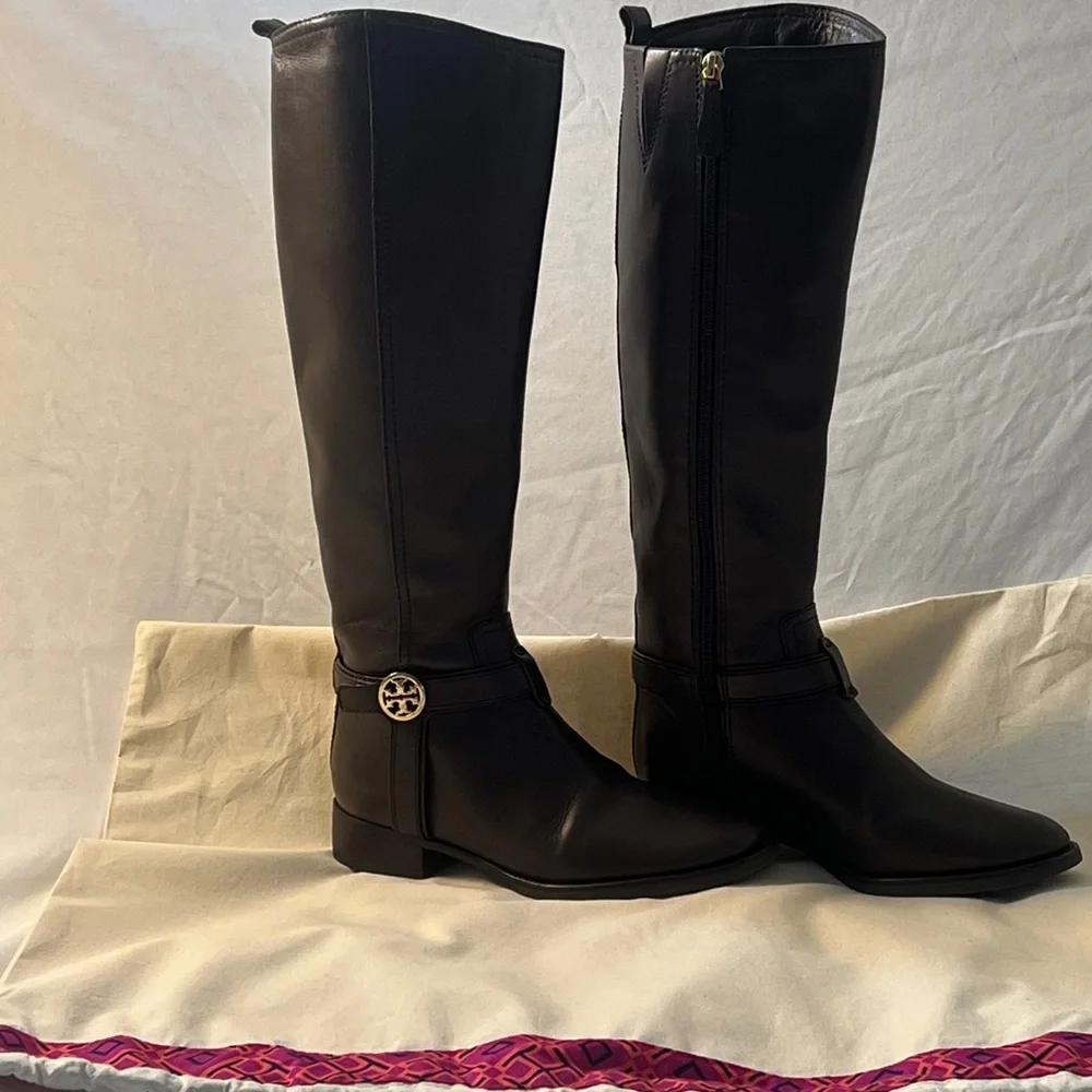 Tory Burch Leather Bristol Versatile Riding Boots 5